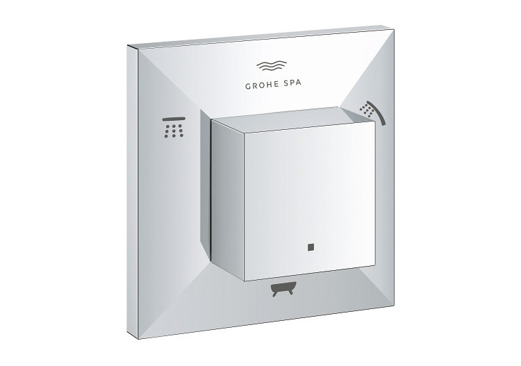 Allure brillant inverseur 5 voies (2 entrées, 3 sorties) Chromé - 29399000 - Grohe