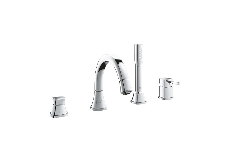 Grandera mitigeur bain/douche 4 trous Chromé - 29418000 - Grohe