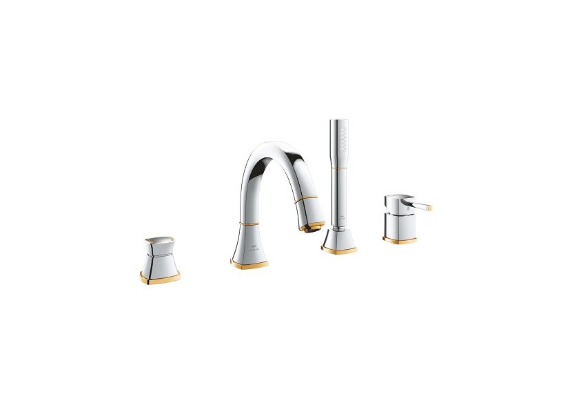 Grandera mitigeur bain/douche 4 trous Chromé/doré - 29418IG0 - Grohe