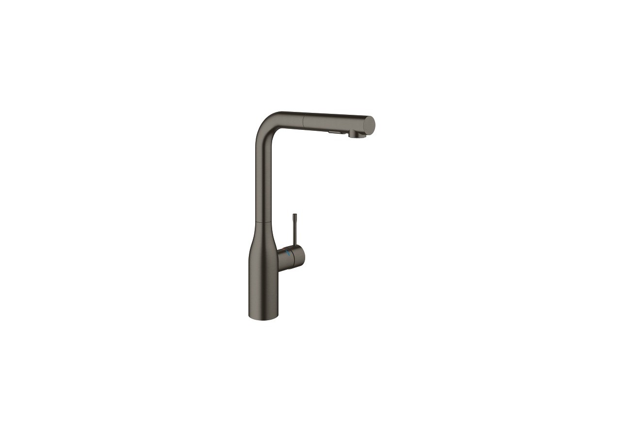 Essence mitigeur monocommande evier Hard Graphite brossé - 30270AL0 - Grohe