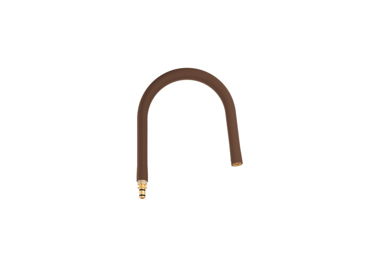 Grohflexx bec de cuisine pour essence semi-pro Chromé/Brun - 30321HG0 - Grohe