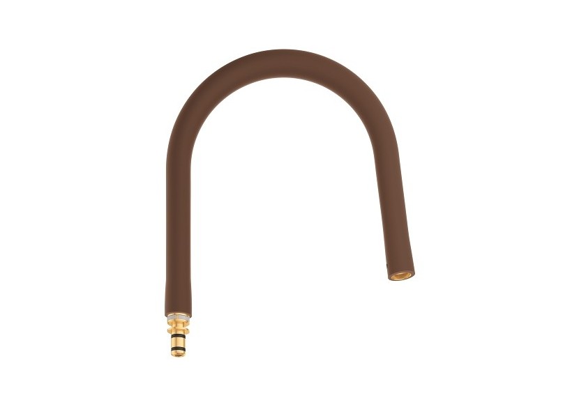 Grohflexx bec de cuisine pour essence semi-pro Chromé/Brun - 30321HG0 - Grohe