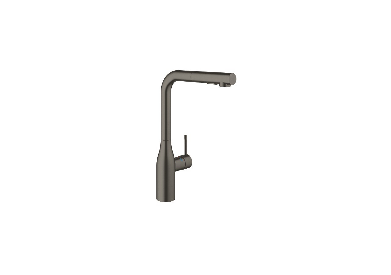 Essence mitigeur monocommande evier Hard Graphite brossé - 30504AL0 - Grohe