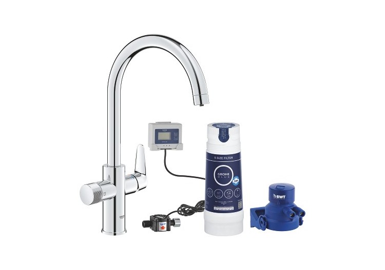 Grohe blue pure baucurve kit de démarrage Chromé - 30581000 - Grohe