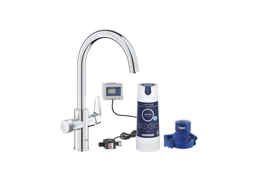 Grohe blue pure baucurve kit de démarrage Chromé - 30581000 - Grohe