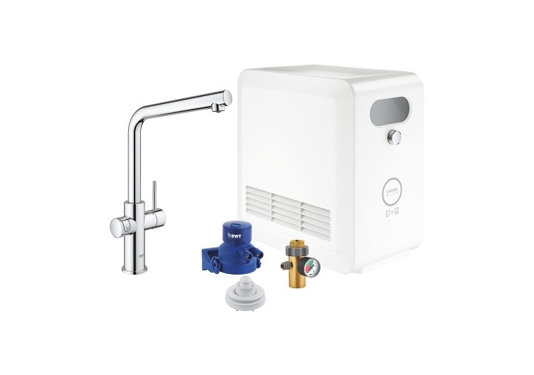 Grohe blue professionnel kit avec mitigeur bec l Chromé - 31347003 - Grohe