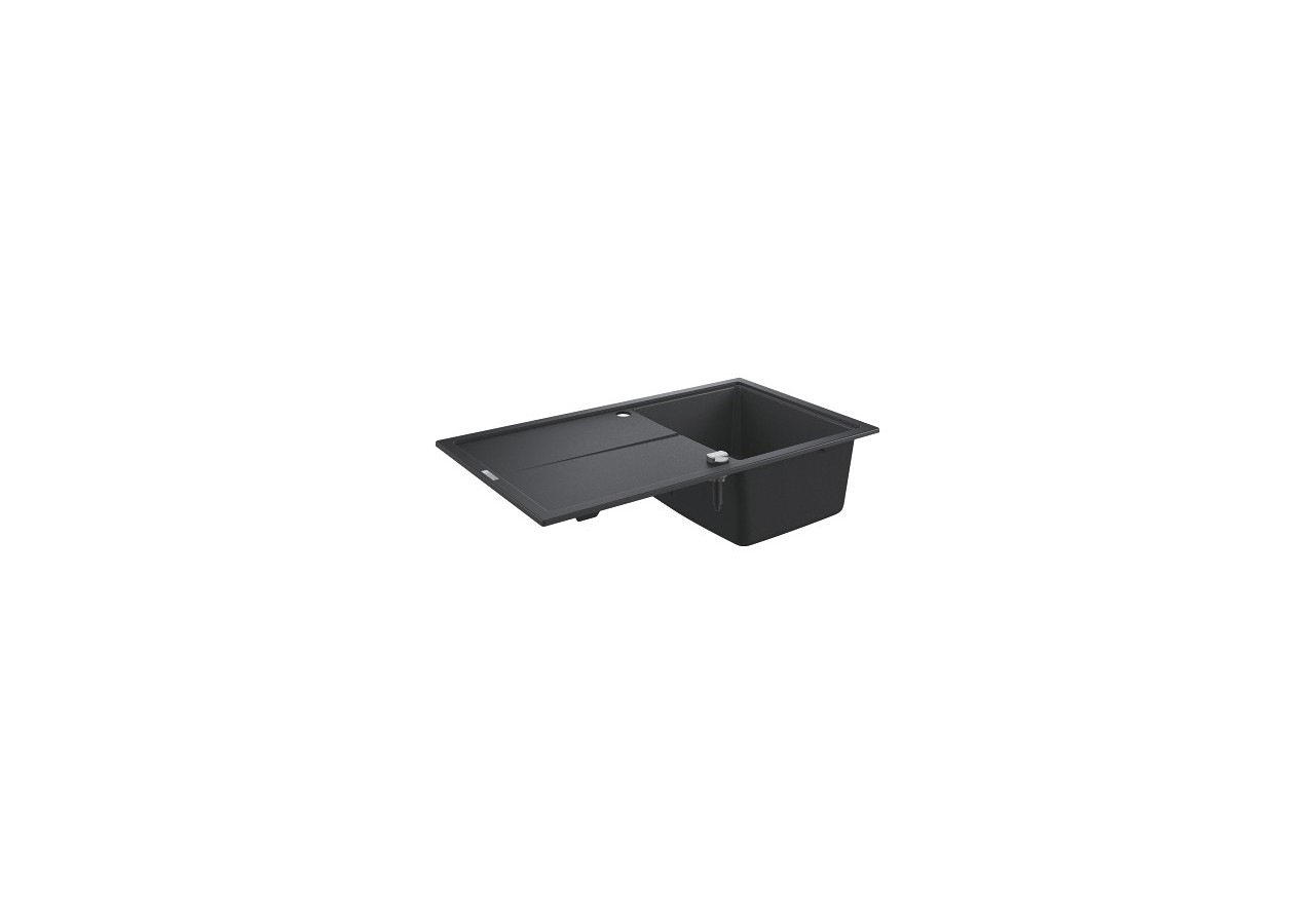 K400 evier composite avec égouttoir Noir Granite - 31640AP0 - Grohe