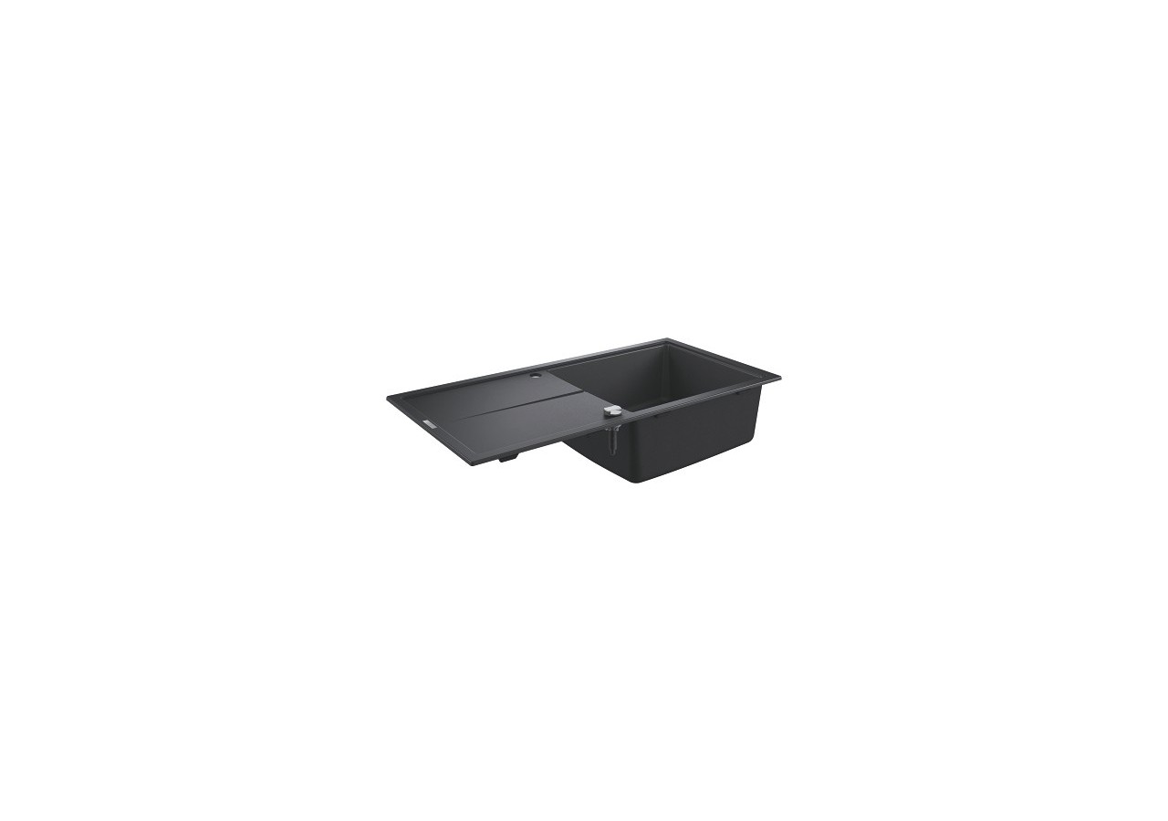 K400 evier composite avec égouttoir Noir Granite - 31641AP0 - Grohe
