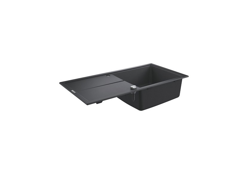 K400 evier composite avec égouttoir Noir Granite - 31641AP0 - Grohe
