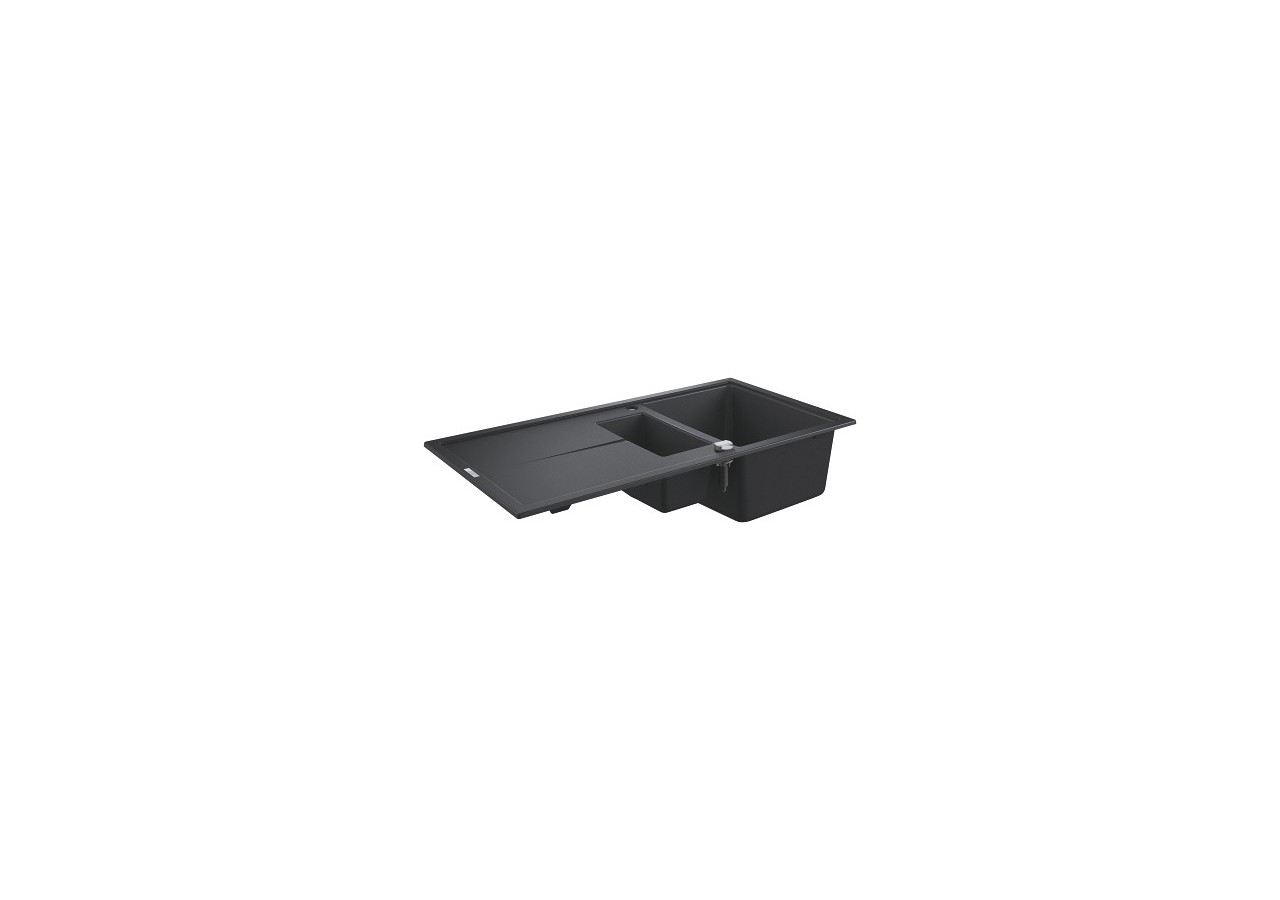 K400 evier composite avec égouttoir Noir Granite - 31642AP0 - Grohe