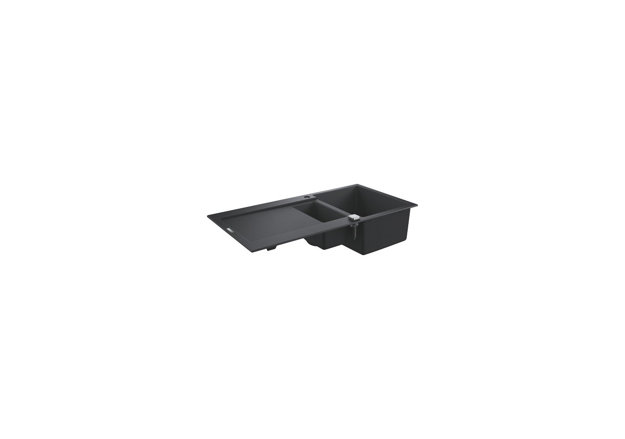 K500 evier composite avec égouttoir Noir Granite - 31646AP0 - Grohe