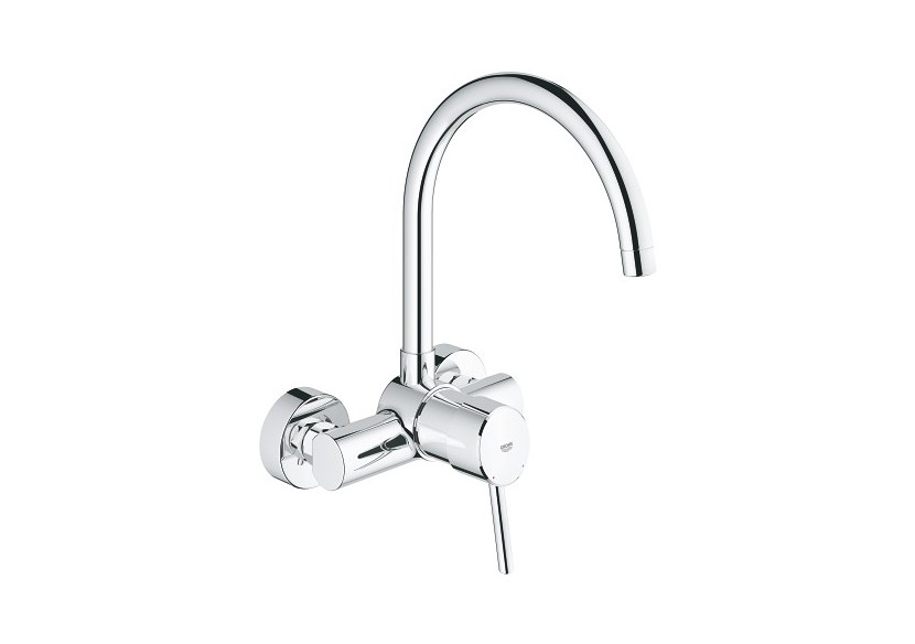 Conc mitig. évier mural bec orientable - 32667001 - Grohe