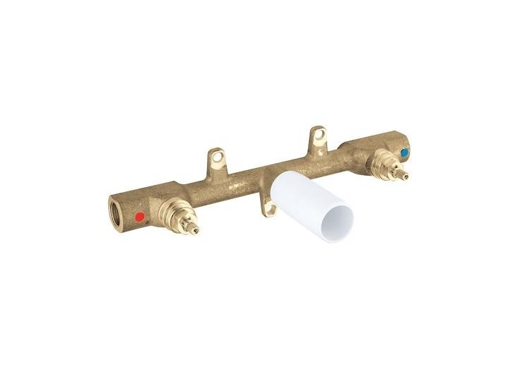 Corps encastré 1/2″ pour mélangeur 3 trous mural - 32706000 - Grohe