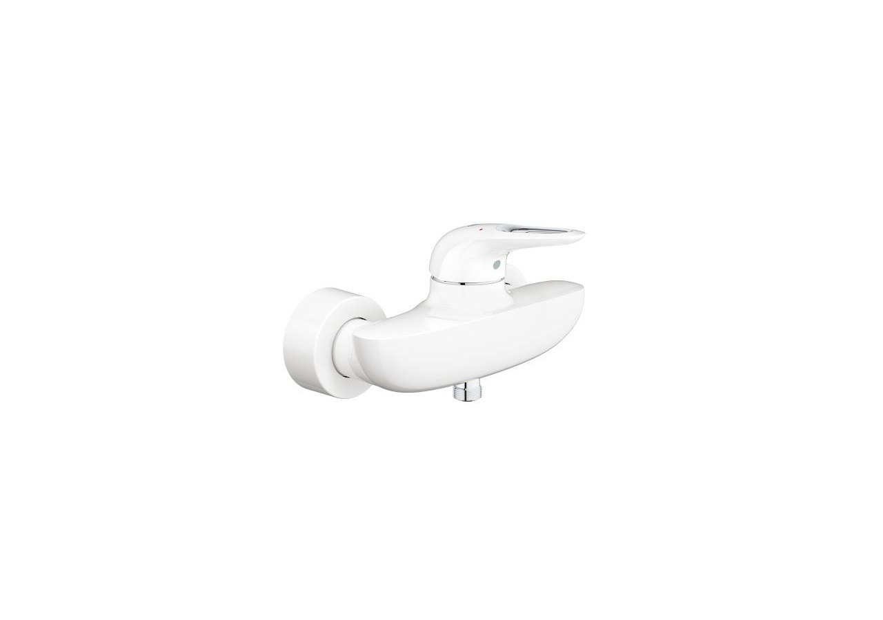 Eurostyle mitigeur monocommande douche Blanc/chromé - 33590LS3 - Grohe