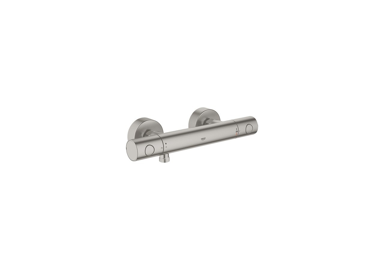 Grohtherm 1000 cosmopolitan m mitigeur thermostatique douche Supersteel - 34065DC2 - Grohe