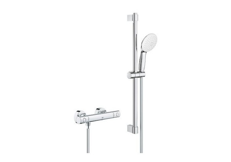 Grohtherm 800 cosmopolitan mitigeur thermostatique douche Chromé - 34768001 - Grohe