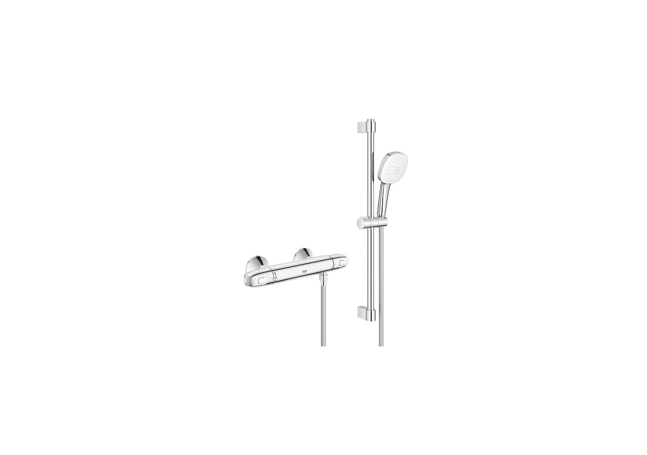 Grohtherm 1000 mitigeur thermostatique douche Chromé - 34820005 - Grohe