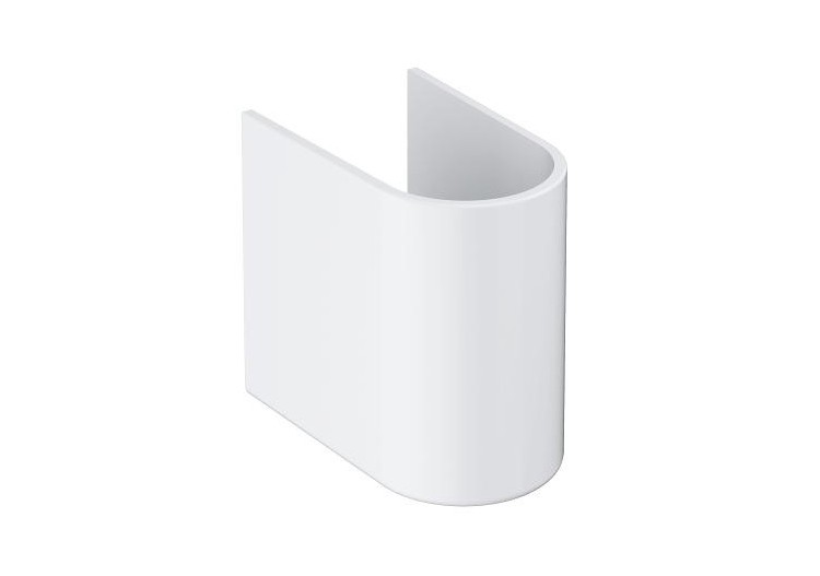 Euro ceramic cache-siphon pour lavabo suspendu Blanc alpin - 39201000 - Grohe