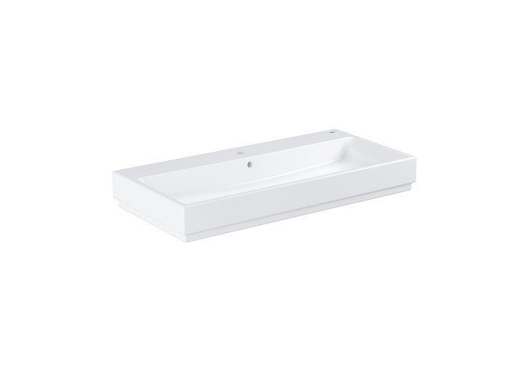 Cube ceramic vasque à poser 100 cm Blanc alpin - 3947500H - Grohe