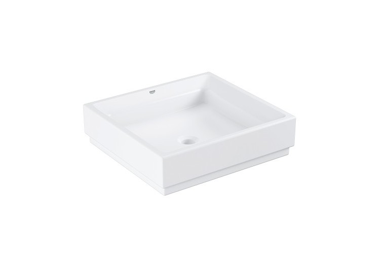Cube ceramic vasque à poser 50 cm Blanc alpin - 3948100H - Grohe