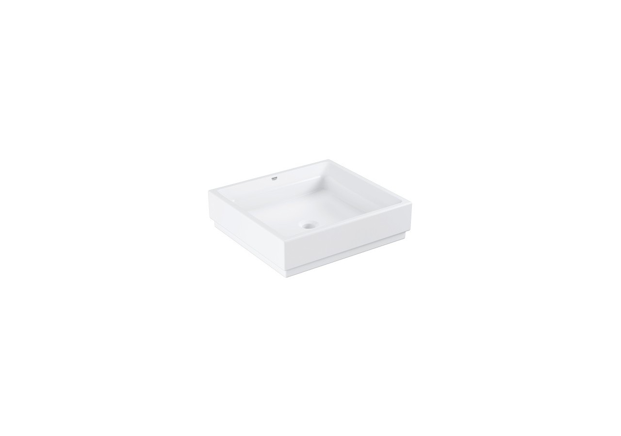 Cube ceramic vasque à poser 50 cm Blanc alpin - 3948100H - Grohe