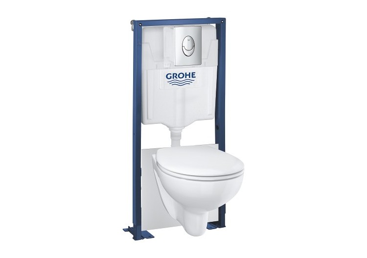 Rapid sl bâti support 5-en-1 pour wc, 1.13 m Blanc alpin - 39646000 - Grohe