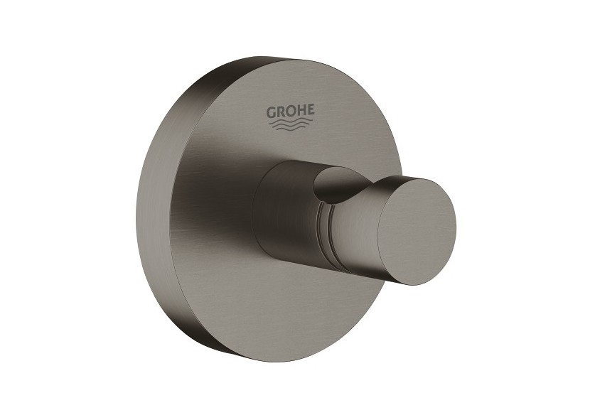 Essentials patère murale Hard Graphite brossé - 40364AL1 - Grohe