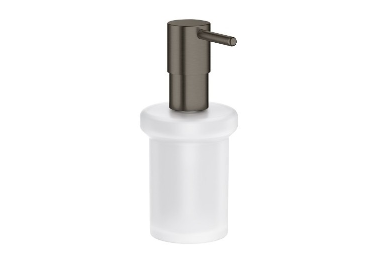 Essentials distributeur de savon  Hard Graphite brossé - 40394AL1 - Grohe