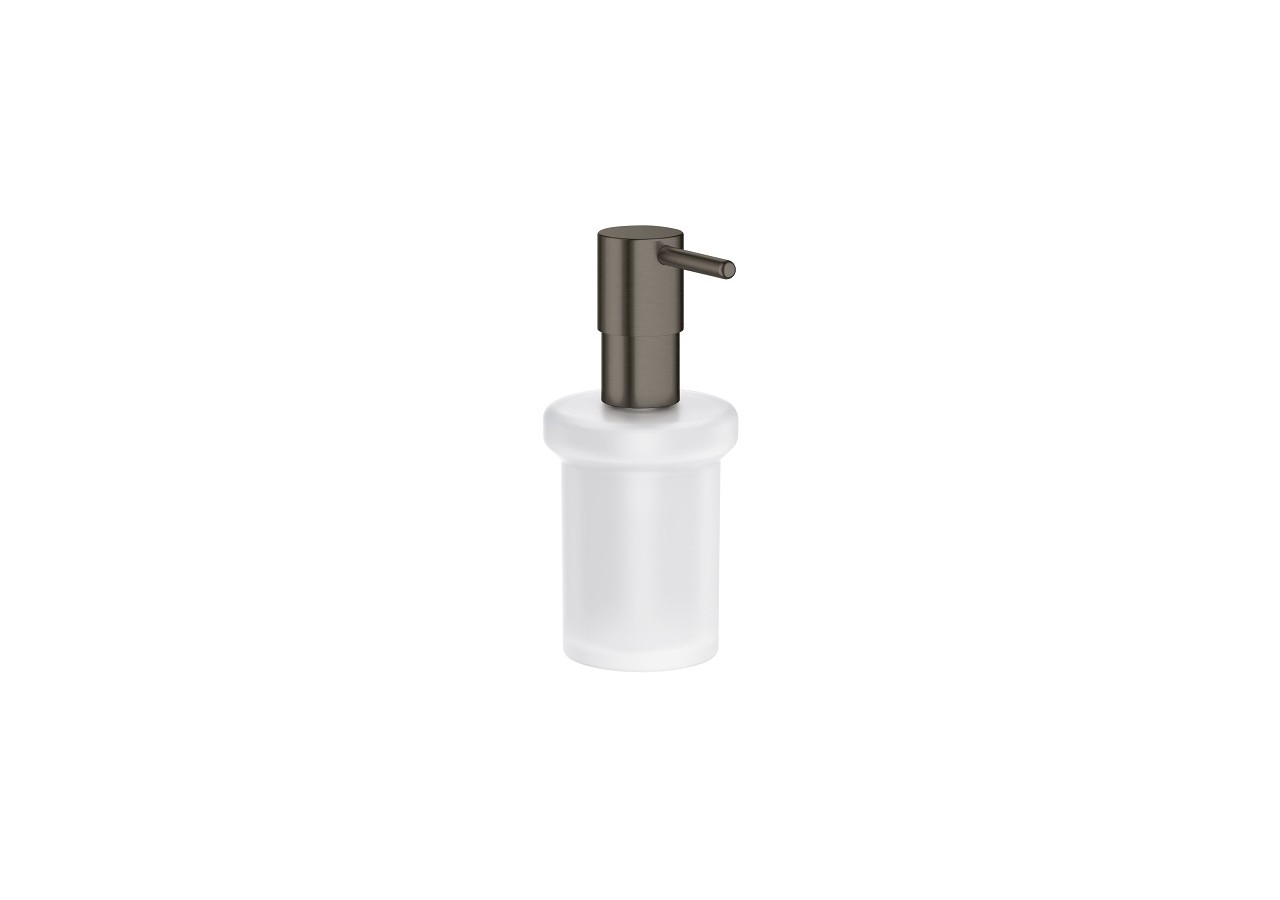 Essentials distributeur de savon  Hard Graphite brossé - 40394AL1 - Grohe