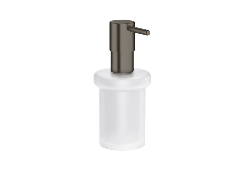 Essentials distributeur de savon  Hard Graphite brossé - 40394AL1 - Grohe