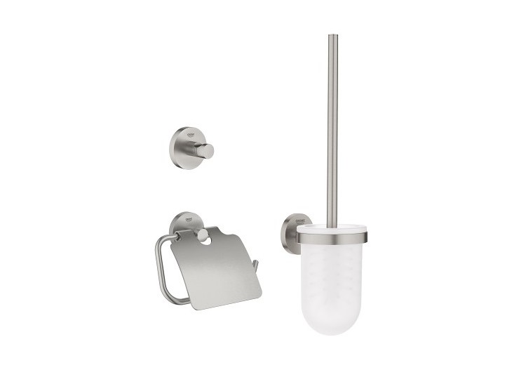 Essentials set d’accessoires 3 en 1 Supersteel - 40407DC1 - Grohe