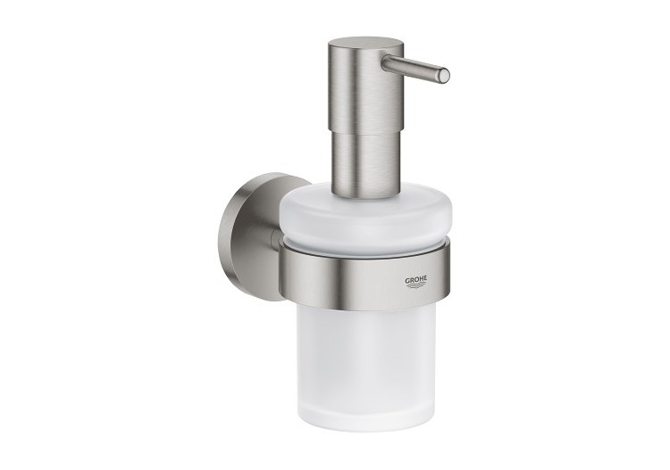 Essentials distributeur de savon avec support Supersteel - 40448DC1 - Grohe