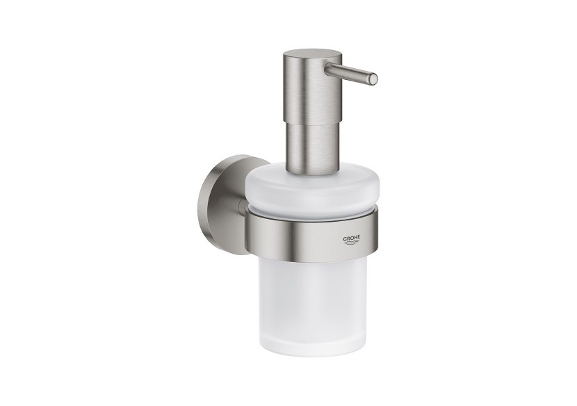 Essentials distributeur de savon avec support Supersteel - 40448DC1 - Grohe