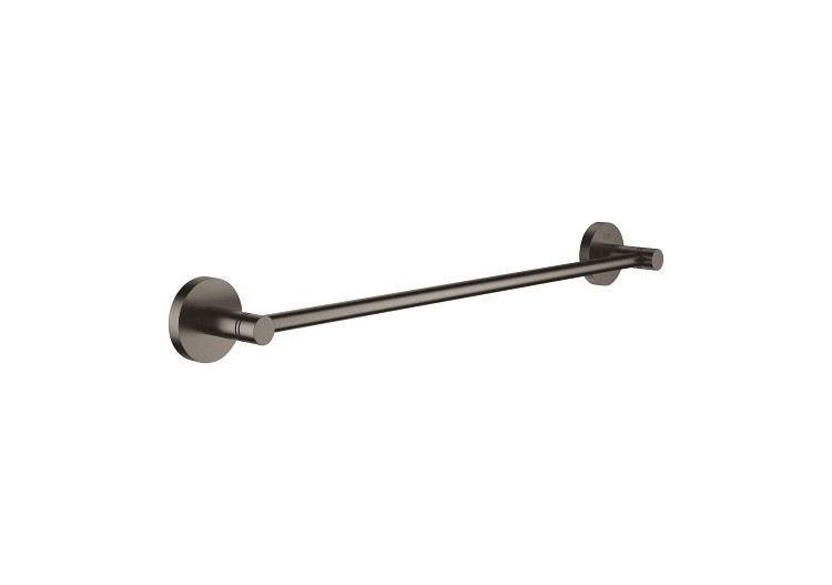 Essentials barre porte-serviettes Hard Graphite brossé - 40688AL1 - Grohe
