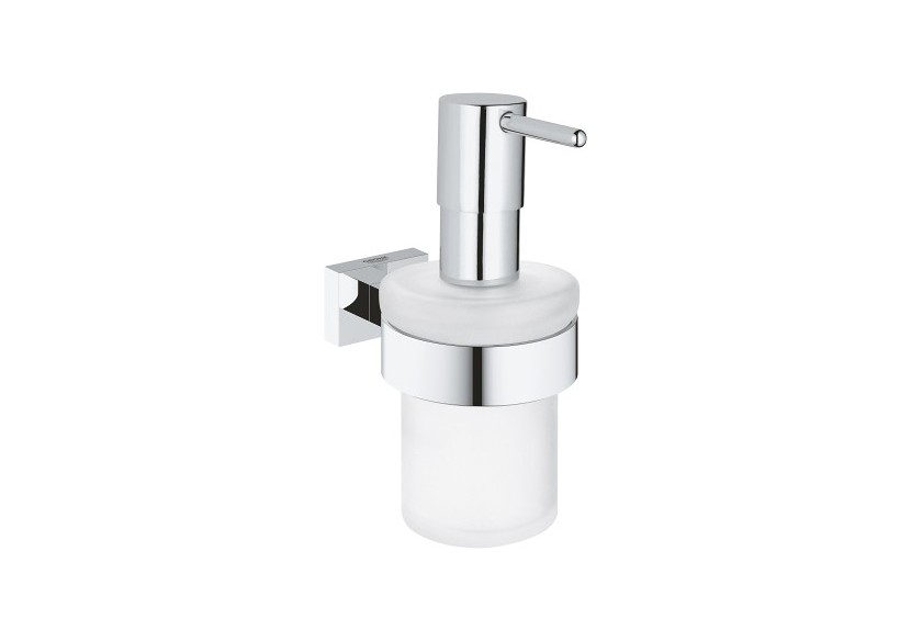 Essentials cube distributeur de savon avec support Chromé - 40756001 - Grohe