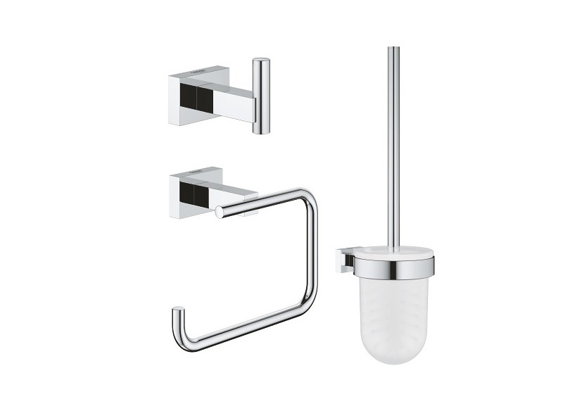 Essentials cube set d’accessoires 3 en 1 Chromé - 40757001 - Grohe