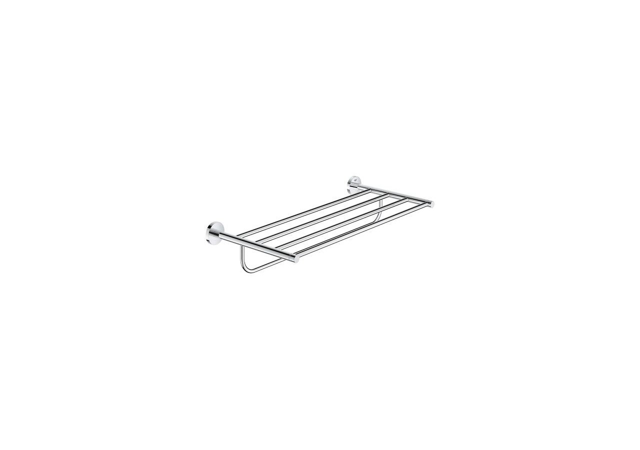 Essentials rack porte-serviettes Chromé - 40800001 - Grohe