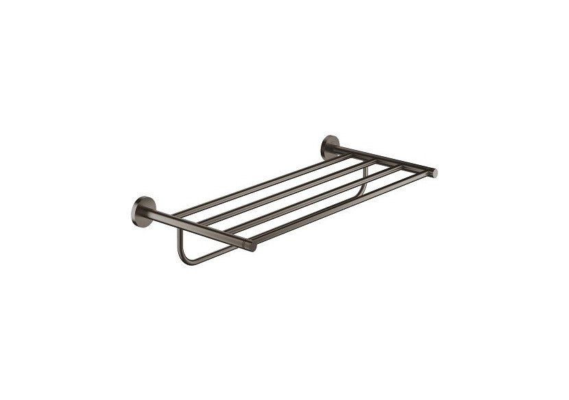 Essentials rack porte-serviettes Hard Graphite brossé - 40800AL1 - Grohe