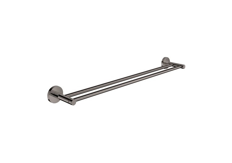 Essentials double barre porte-serviettes Hard Graphite - 40802A01 - Grohe