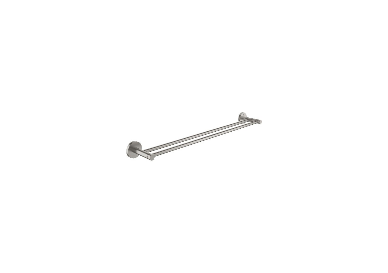 Essentials double barre porte-serviettes Supersteel - 40802DC1 - Grohe