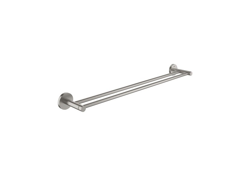 Essentials double barre porte-serviettes Supersteel - 40802DC1 - Grohe