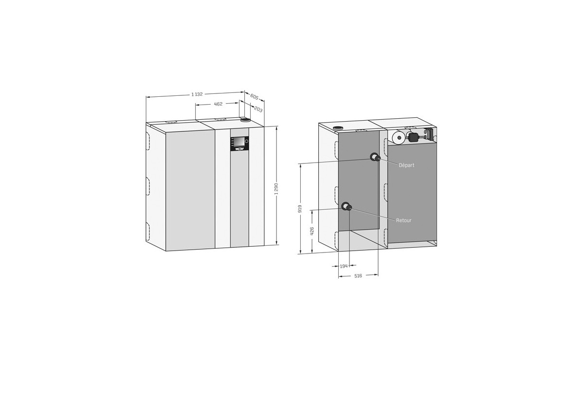 Chaudière fioul à condensation COB-2-TS-29