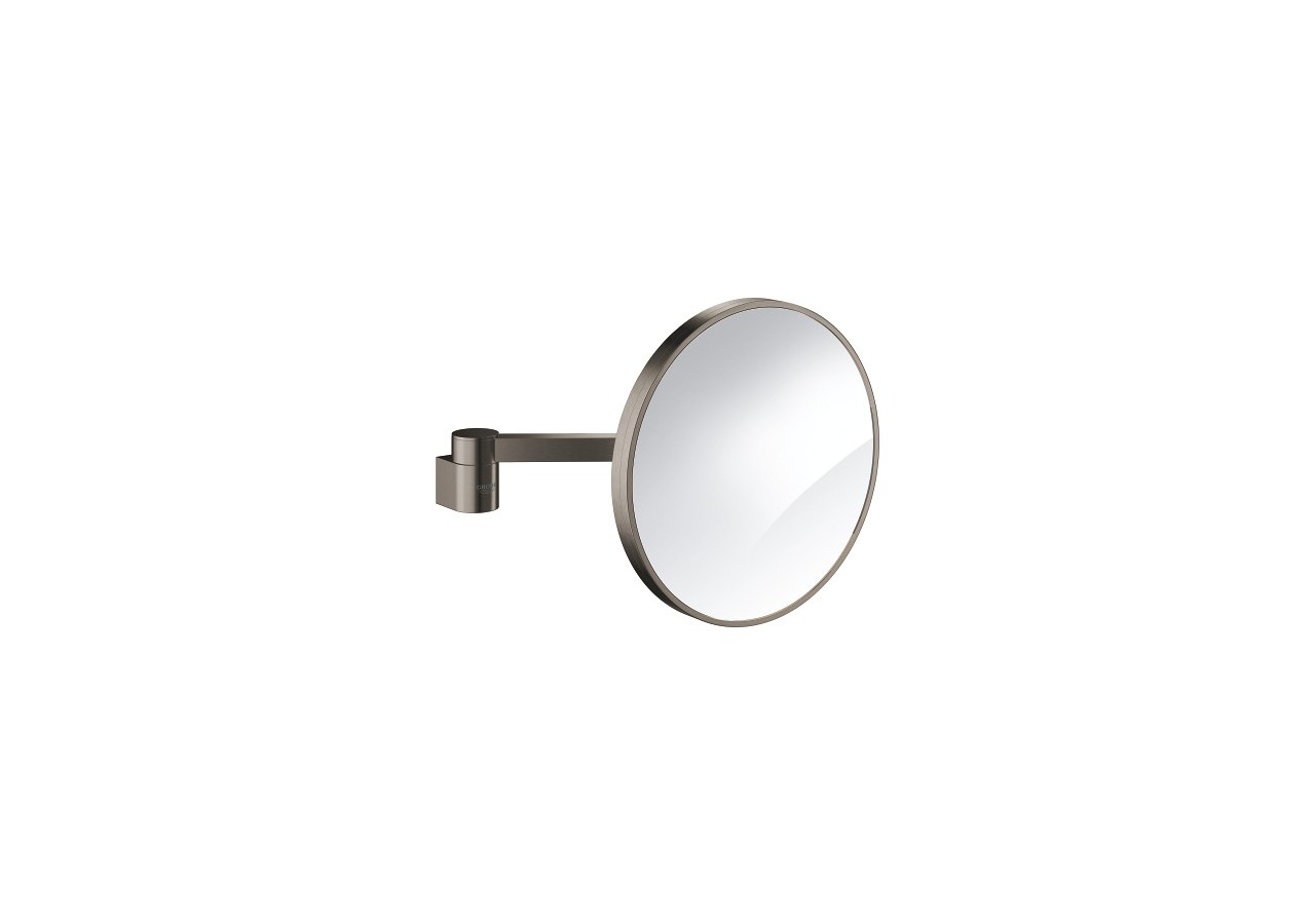 Selection miroir grossissant Hard Graphite brossé - 41077AL0 - Grohe