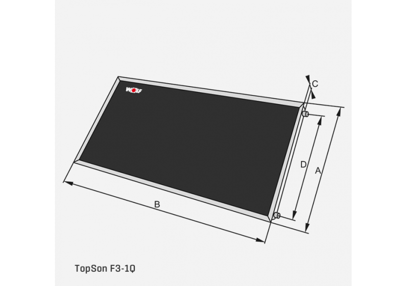 Capteur solaire plat hautes performances topson F3-1Q Capteur solaire plat hautes performances topson F3-1Q