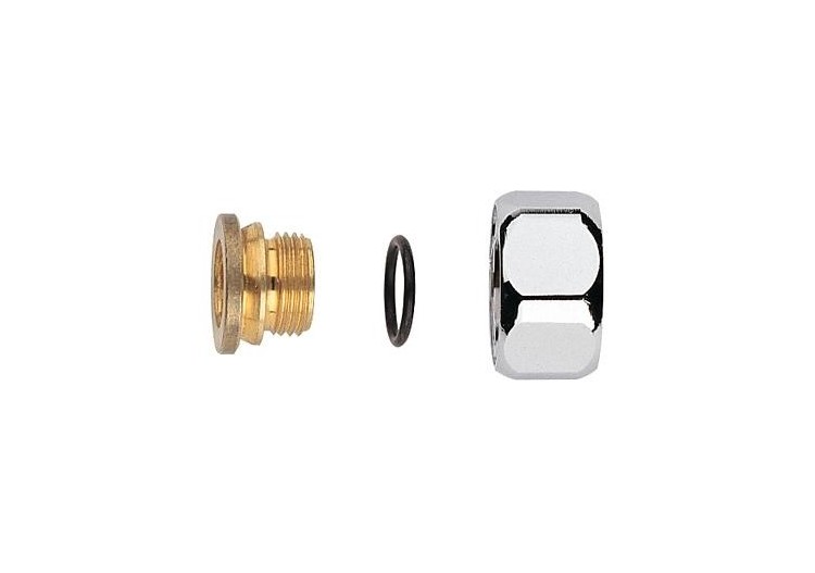 Ecrou chromé avec partie filetée 1/2″ Chromé - 45044000 - Grohe