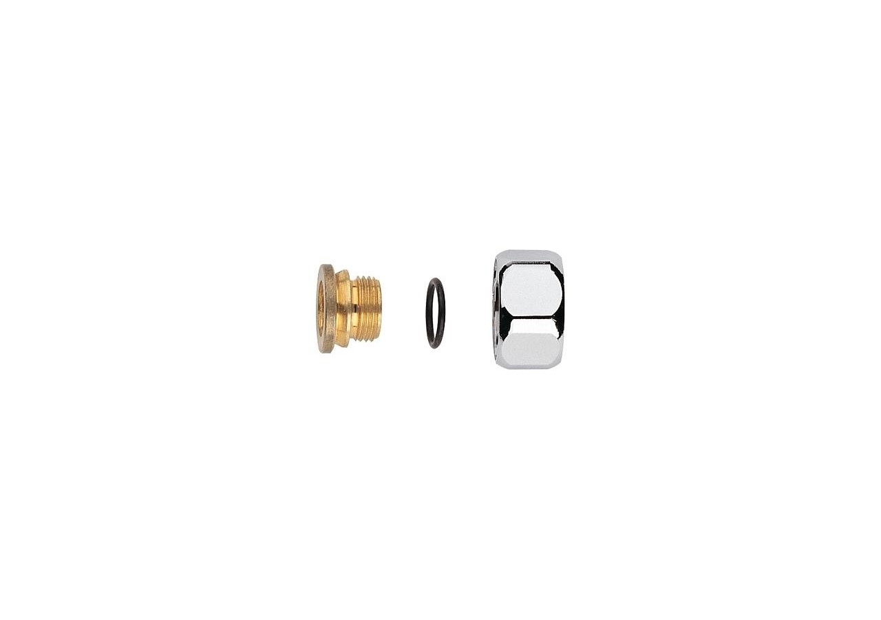 Ecrou chromé avec partie filetée 1/2″ Chromé - 45044000 - Grohe
