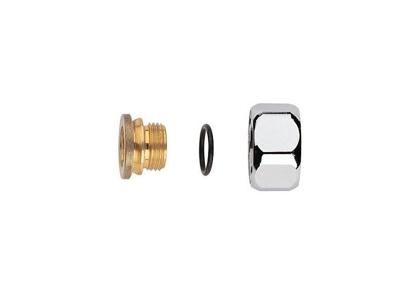 Ecrou chromé avec partie filetée 1/2″ Chromé - 45044000 - Grohe