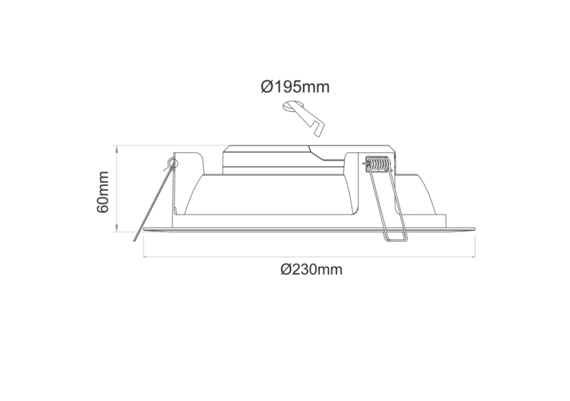 Downlight LED AIR 22W -- Beneito Faure