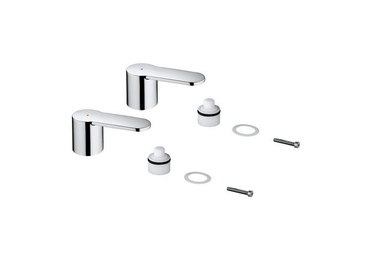 Eurostyle cosmop paire de croisill. bl/r - 48309000 - Grohe