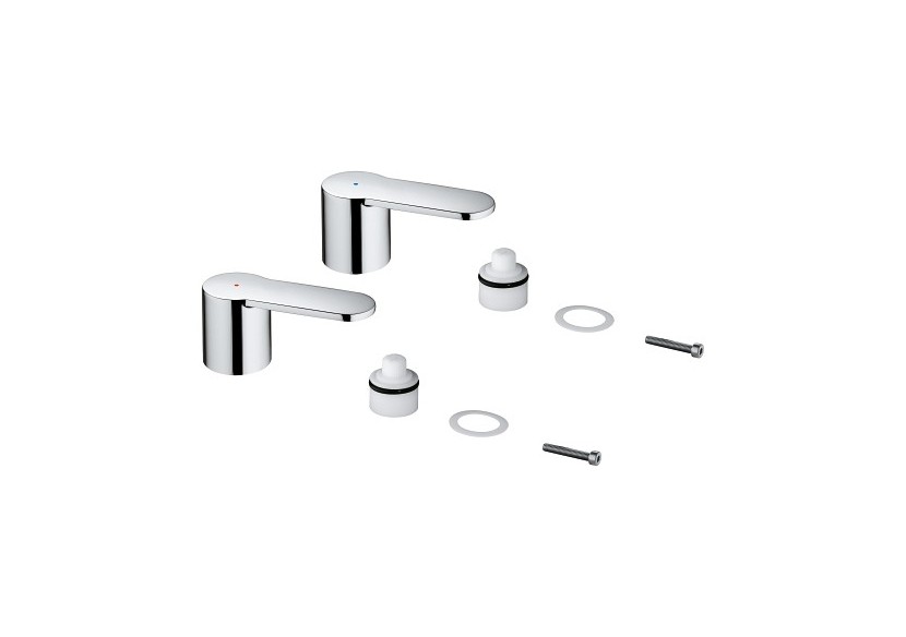 Eurostyle cosmop paire de croisill. bl/r - 48309000 - Grohe